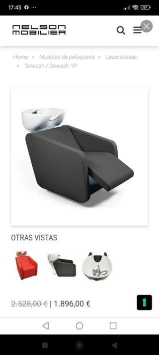 OPORTUNIDAD Mobiliario peluquería Nelson Mobilier 