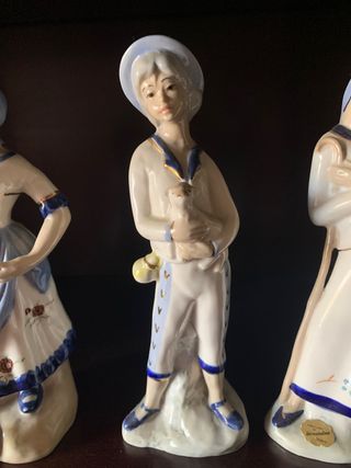 LOTE 3 FIGURAS PORCELANA SEGOVIA TORRECABALLEROS