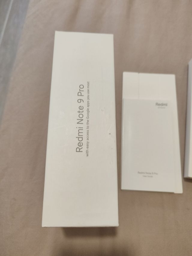 Caja vacía redmi note 9 pro 