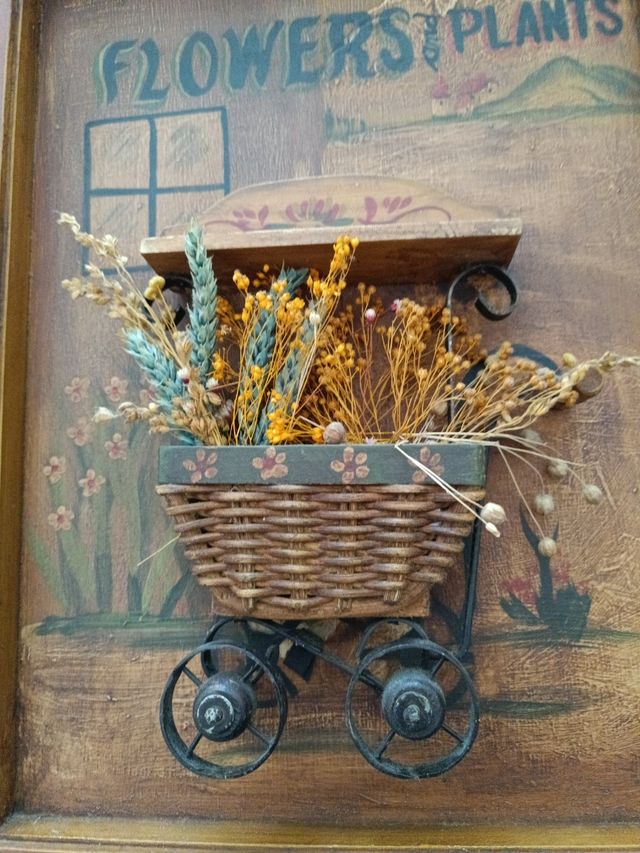 Cuadro madera. Madrid