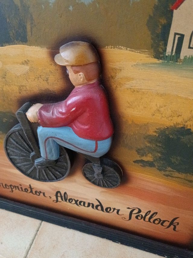 Cuadro madera relieve. Madrid