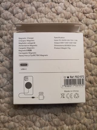 Cargador magnético