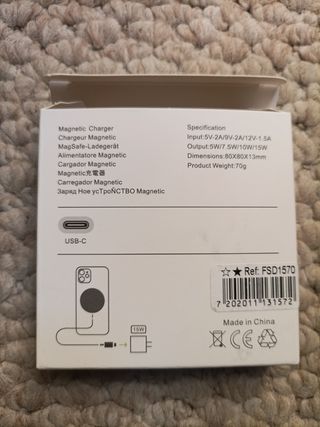 Cargador magnético