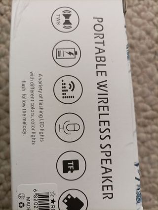 Altavoz portátil bluetooth