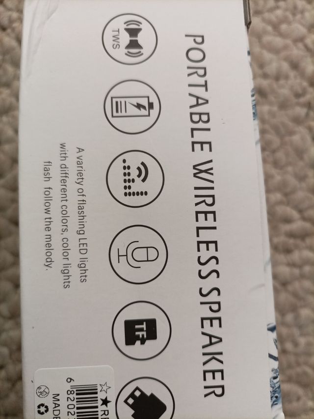 Altavoz portátil bluetooth