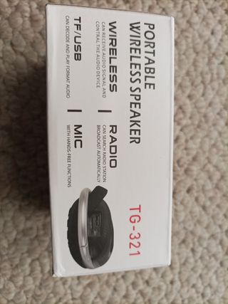 Altavoz portátil bluetooth