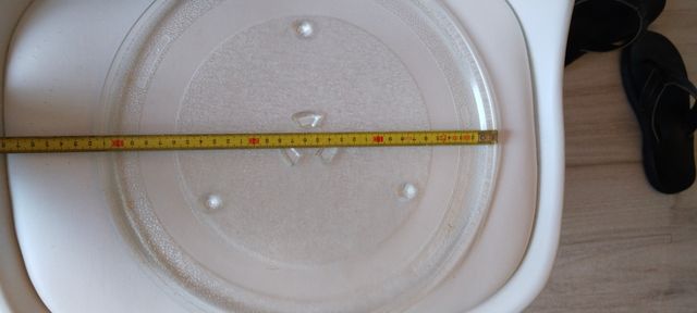Plato cristal microondas más soporte sam