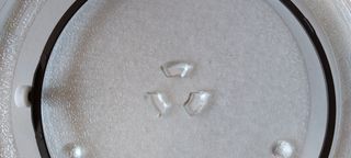 Plato cristal microondas más soporte sam