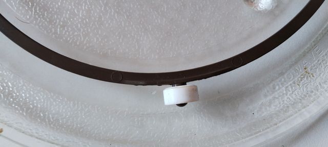 Plato cristal microondas más soporte sam