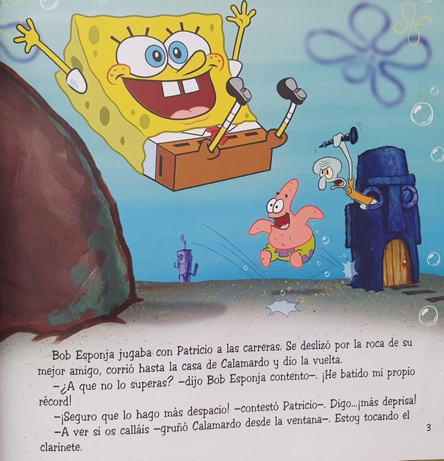 Cuento de Bob Esponja