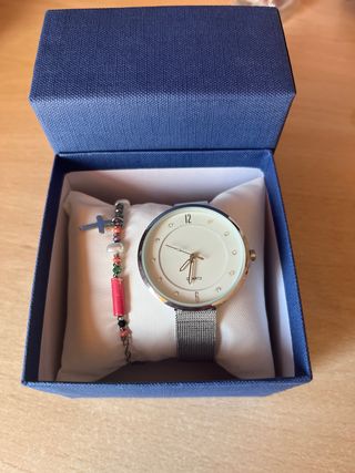 Conjunto reloj y pulsera
