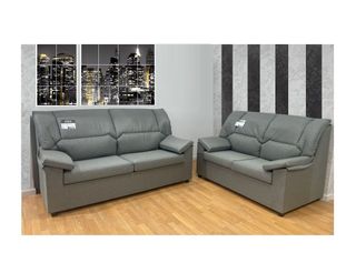 Conjunto Sofás 3+2 gris en oferta