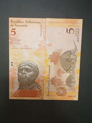 Billete de venezuela sin circular