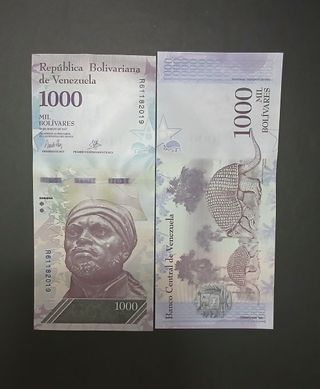 Billete de venezuela sin circular