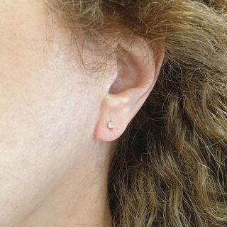 PENDIENTES ORO 18K BRILLANTES 0.060 CT