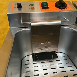 💥 Freidora Eléctrica 8+8 Lts con Grifo Caterina