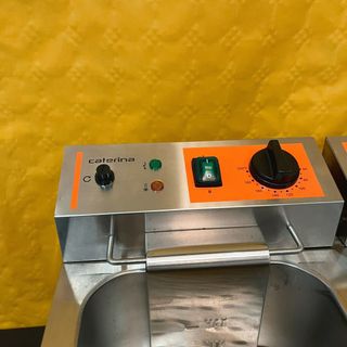 💥 Freidora Eléctrica 8+8 Lts con Grifo Caterina