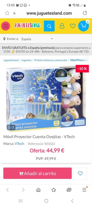 Proyector Móvil Vrtech cuenta ovejitas