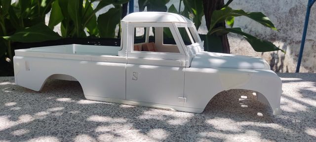 Carrocería crawler rc land Rover serie 2/3