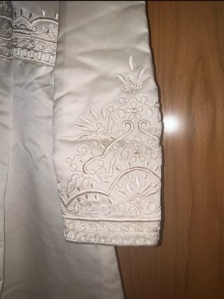 Vestido de novia color champagne