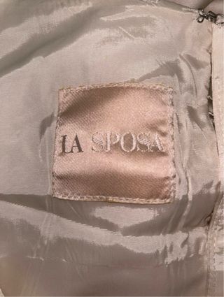 Vestido de novia color champagne