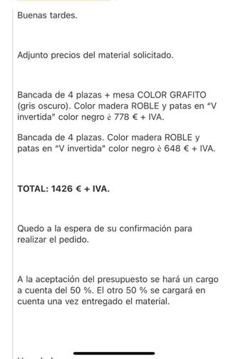 Bancos sala de espera