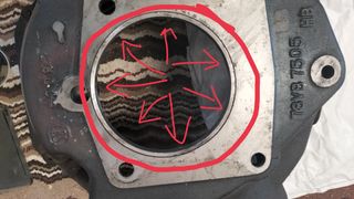 Campana embrague Ford 78VB7505HB modificada