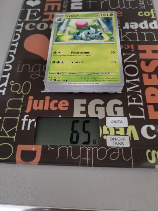 Lotto carte comuni Pokémon Mew 151