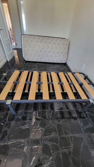 Somier nido más dos colchones 90x190 cm