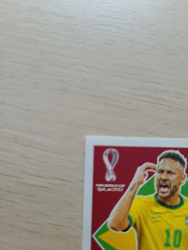Cromo neymar extra sticker mundial 2022