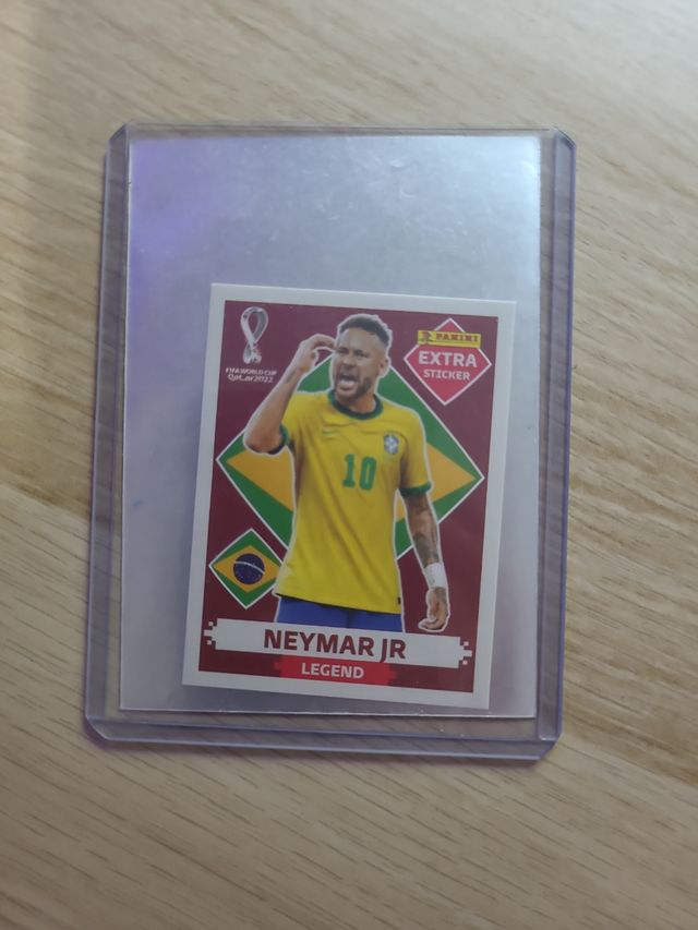 Cromo neymar extra sticker mundial 2022