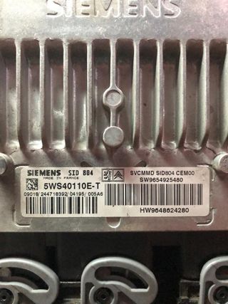 Centralita motor ECU Siemens SID 804 Citroen, Ford