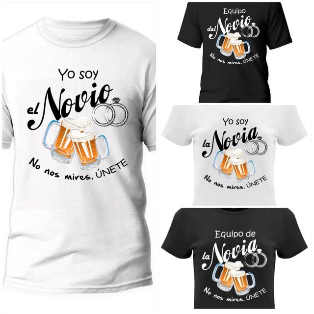 Camisetas despedida soltero y soltera