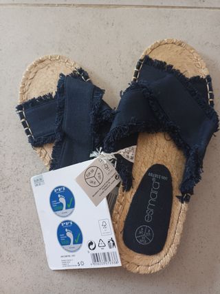 Sandalias esparto nuevas