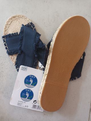 Sandalias esparto nuevas