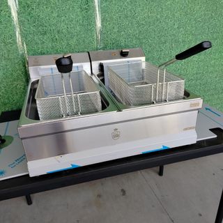 CA🍳 Freidora Eléctrica 10+10 Lts