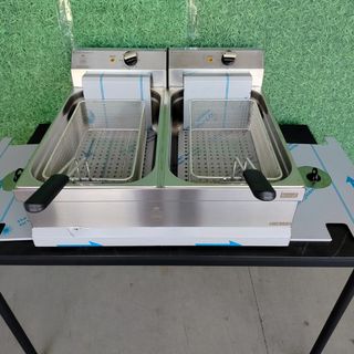 CA🍳 Freidora Eléctrica 10+10 Lts