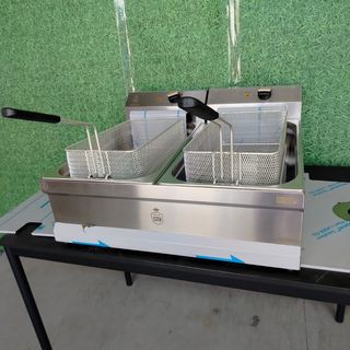 CA🍳 Freidora Eléctrica 10+10 Lts