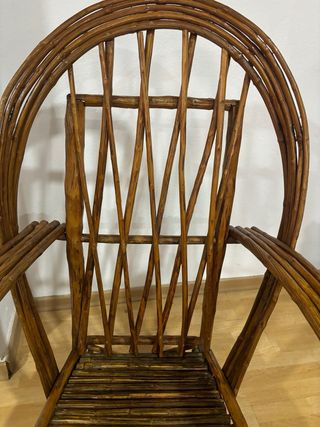 Sillon de bambu vintage