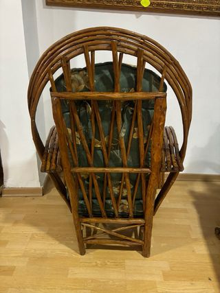 Sillon de bambu vintage