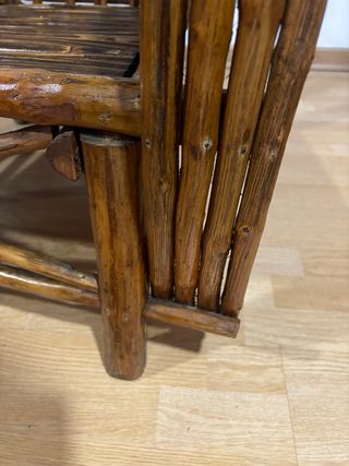 Sillon de bambu vintage