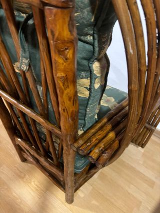 Sillon de bambu vintage