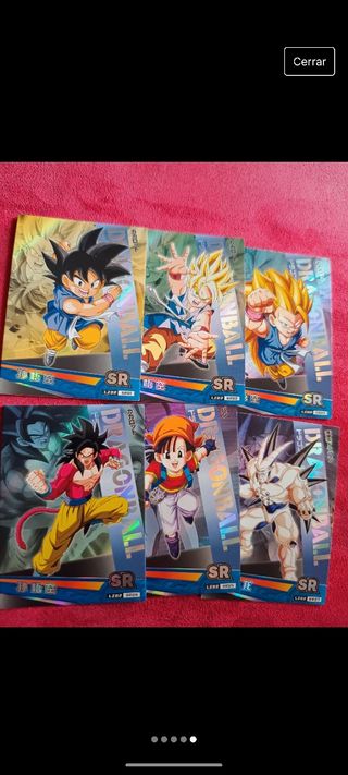 Cartas dragón ball LZ02