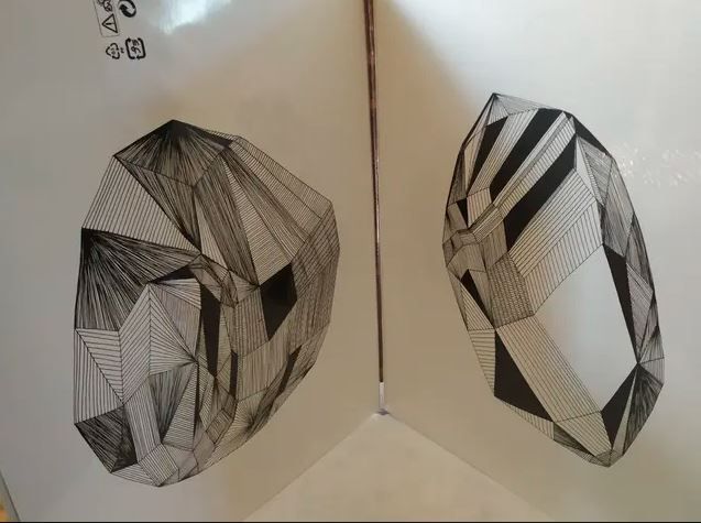 3 Láminas Ikea geométricas