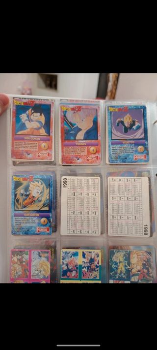 Cartas dragón ball pascual años 90