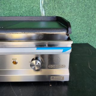 CA🍳  Plancha Hierro Mitad Ranurada [50 cm]