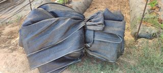 26 mallas negras  de sombreo para invernaderos
