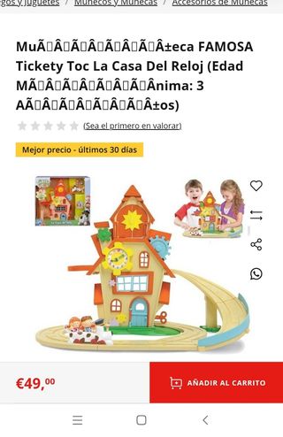 Casa reloj. Tickety tok