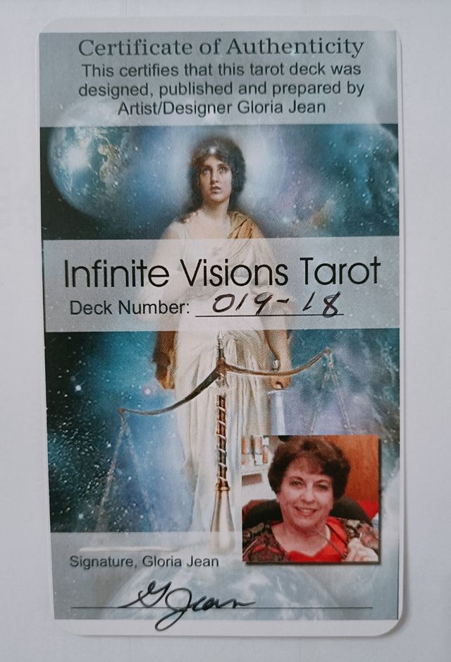 Tarot de Visões Infinitas por Gloria Jean