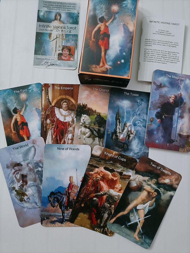 Tarot de Visões Infinitas por Gloria Jean